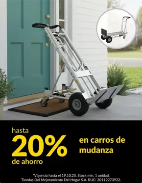 Catálogo Sodimac en Callao | Ofertas especiales atractivas para todos | 2025-10-14T00:00:00.000Z - 2025-10-28T00:00:00.000Z