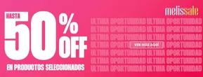 Catálogo Melissa | Hasta 50% off  | 2025-10-14T00:00:00.000Z - 2025-10-26T00:00:00.000Z