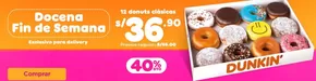 Catálogo Dunkin Donuts | Docena fin de semana  | 2025-10-17T00:00:00.000Z - 2025-10-29T00:00:00.000Z