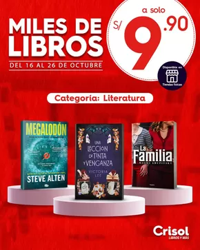 Catálogo Crisol | Miles de libros  | 2025-10-17T00:00:00.000Z - 2025-10-26T00:00:00.000Z