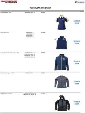 Catálogo Socopur en Oxapampa | HUSQVARNA POWERWEAR | 2025-10-20T00:00:00.000Z - 2025-11-03T00:00:00.000Z