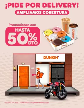 Catálogo Dunkin Donuts en Mancora | Promociones con hasta 50%dto | 2025-10-20T00:00:00.000Z - 2025-10-31T00:00:00.000Z