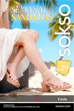 Catálogo Sokso en Callao | SEMANAL SANDALIAS | 2025-10-23T00:00:00.000Z - 2025-11-06T00:00:00.000Z