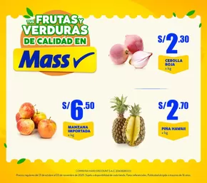 Catálogo Mass en Huacho | DEL CAMPO A TU BARRIO | 2025-10-31T00:00:00.000Z - 2025-11-03T00:00:00.000Z