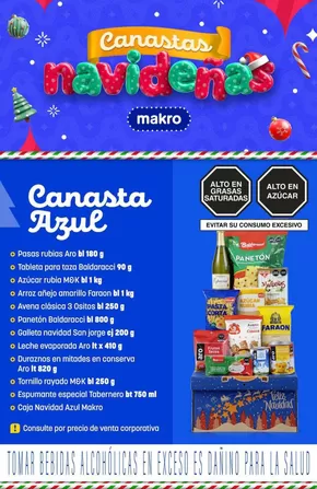 Catálogo Makro en Coishco | Volante Canastas Navideñas | 2025-11-01T00:00:00.000Z - 2025-11-15T00:00:00.000Z