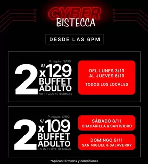 Catálogo La Bistecca | Cyber Bistecca | 2025-11-04T00:00:00.000Z - 2025-11-09T00:00:00.000Z