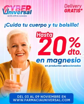 Catálogo Farmacia Universal en Lima | Cyber | 2025-11-06T00:00:00.000Z - 2025-11-09T00:00:00.000Z