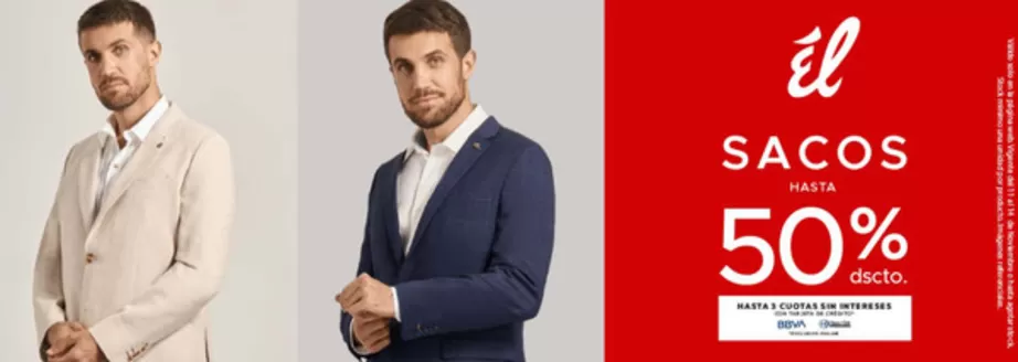 Catálogo Tiendas Él | Hasta 50% dscto | 2025-11-11T00:00:00.000Z - 2025-11-14T00:00:00.000Z