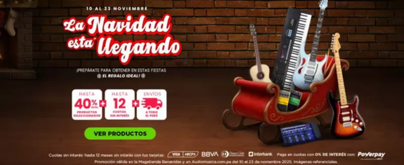 Catálogo Audiomusica en Piura | La navidad esta llegando  | 2025-11-12T00:00:00.000Z - 2025-11-23T00:00:00.000Z