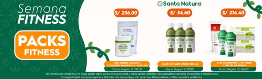 Catálogo Santa Natura en Lima | Semana Fitness | 2025-11-14T00:00:00.000Z - 2025-11-30T00:00:00.000Z