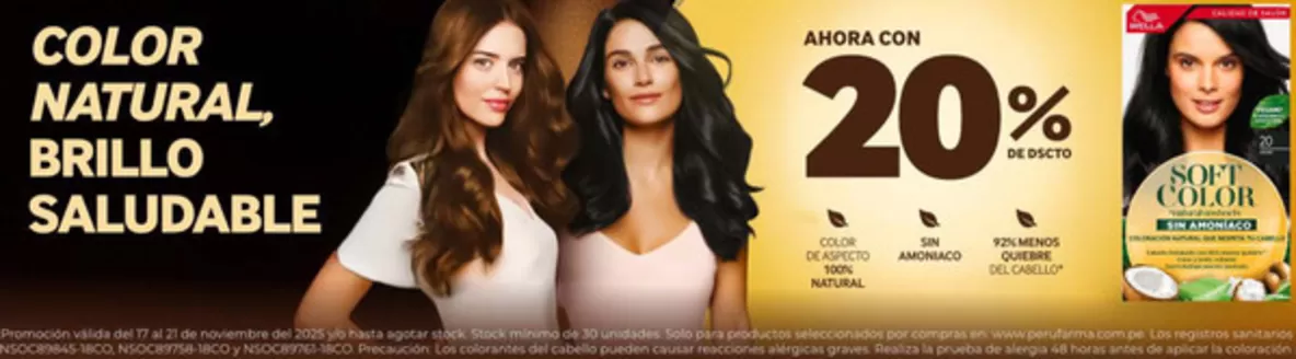 Catálogo Perufarma | Color natural ahora con 20% | 2025-11-17T00:00:00.000Z - 2025-11-21T00:00:00.000Z