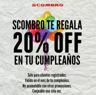 Catálogo Scombro en Lima | Scombro te regala 20%off  | 2025-11-20T00:00:00.000Z - 2025-12-05T00:00:00.000Z