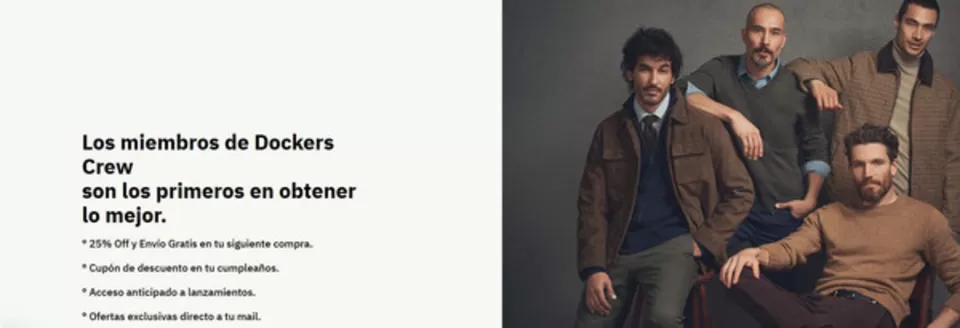 Catálogo Dockers en Lima | Los miembros de dockers Crew | 2025-11-20T00:00:00.000Z - 2025-12-14T00:00:00.000Z