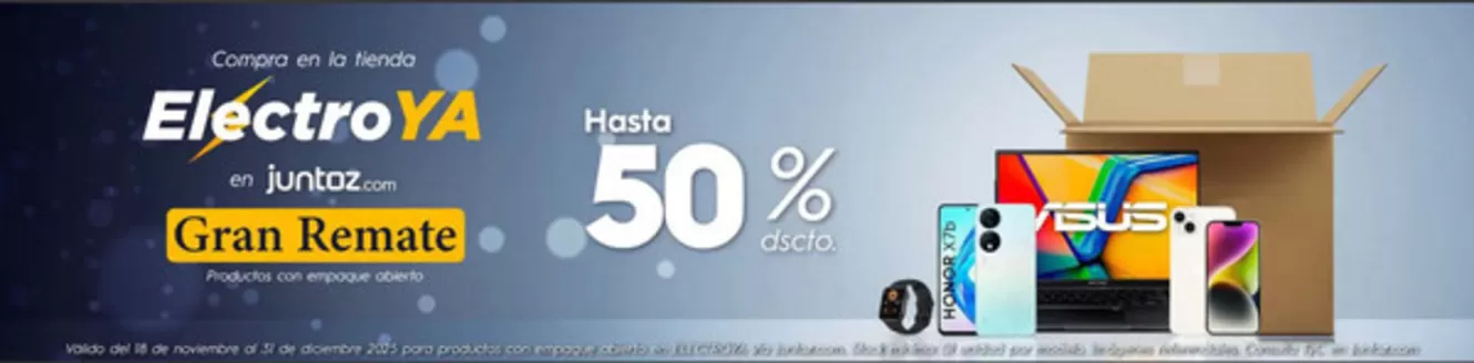 Catálogo Juntoz | Gran Remate! | 2025-11-21T00:00:00.000Z - 2025-12-31T00:00:00.000Z