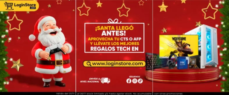 Catálogo Login Store en Lima | Sante llego antes! | 2025-11-21T00:00:00.000Z - 2025-11-30T00:00:00.000Z