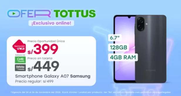 Catálogo Tottus | Nuevas ofertas para descubrir | 2025-11-24T00:00:00.000Z - 2025-11-26T00:00:00.000Z