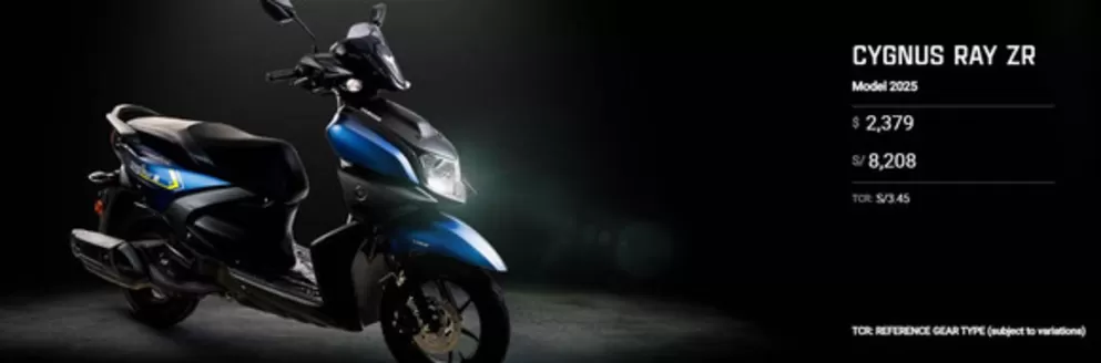Catálogo Yamaha | Cygnus ray zr  | 2025-11-25T00:00:00.000Z - 2026-03-31T00:00:00.000Z