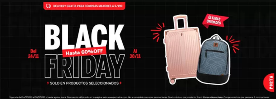 Catálogo Porta | Black Friday 60%off | 2025-11-27T00:00:00.000Z - 2025-11-30T00:00:00.000Z