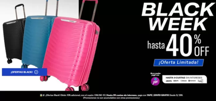 Catálogo Samsonite en Lurín | Black Week  | 2025-11-27T00:00:00.000Z - 2025-11-30T00:00:00.000Z