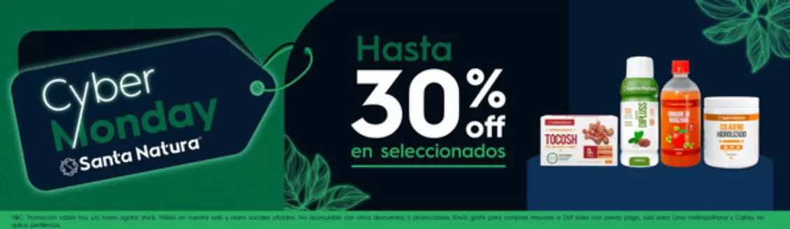 Catálogo Santa Natura | Cyber Monday  | 2025-12-02T00:00:00.000Z - 2025-12-07T00:00:00.000Z