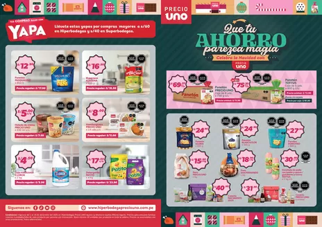 Catálogo Hiperbodega Precio Uno en Pacasmayo | Gran variedad de ofertas | 2025-12-01T00:00:00.000Z - 2025-12-14T00:00:00.000Z