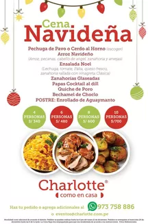 Catálogo Charlotte | Cena Navidena | 2025-12-04T00:00:00.000Z - 2025-12-22T00:00:00.000Z