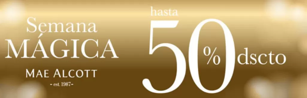 Catálogo Mae Alcott | Semana Magica | 2025-12-05T00:00:00.000Z - 2025-12-27T00:00:00.000Z