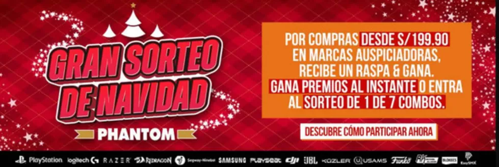 Catálogo Phantom en Ayacucho | Gran Sorteo De navidad  | 2025-12-10T00:00:00.000Z - 2025-12-31T00:00:00.000Z