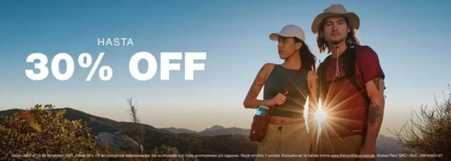 Catálogo The North Face | Hasta 30%off | 2025-12-10T00:00:00.000Z - 2025-12-25T00:00:00.000Z