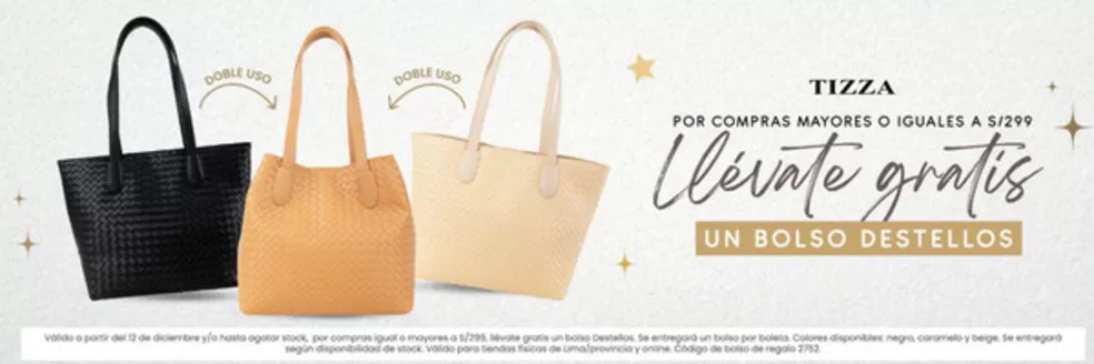 Catálogo Tizza en Huancayo | Llevate gratis  | 2025-12-12T00:00:00.000Z - 2025-12-12T00:00:00.000Z