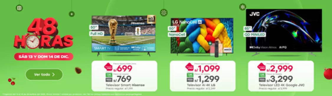 Catálogo Tottus | Ofertas principales para todos los cazadores de gangas | 2025-12-13T00:00:00.000Z - 2025-12-14T00:00:00.000Z