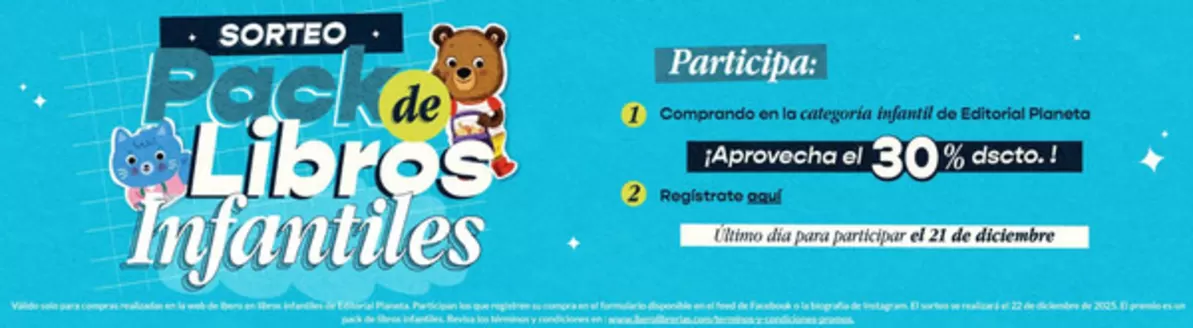 Catálogo Ibero Librerías en Lima | Pack de libros infatiles  | 2025-12-16T00:00:00.000Z - 2025-12-22T00:00:00.000Z