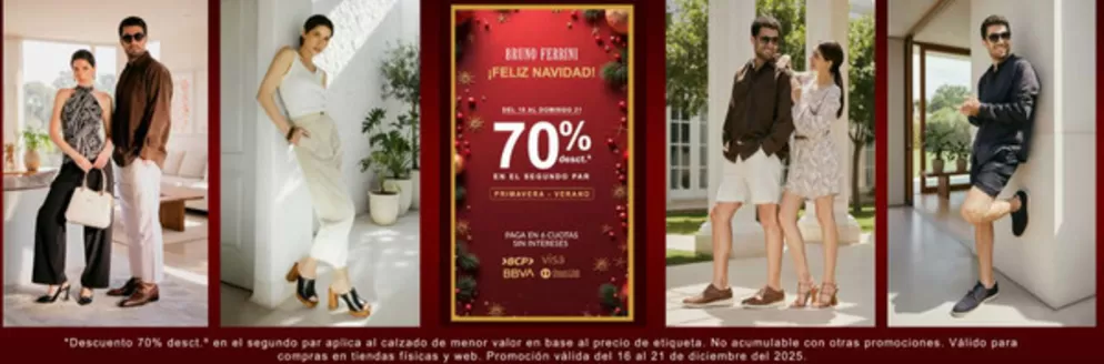 Catálogo Bruno Ferrini | 70%desct en el segundo par | 2025-12-18T00:00:00.000Z - 2025-12-21T00:00:00.000Z