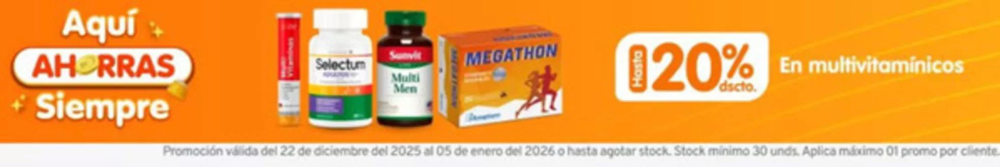 Catálogo Mifarma en Huancayo | Hasta 20%dscto | 2025-12-24T00:00:00.000Z - 2026-01-05T00:00:00.000Z