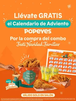 Catálogo Popeyes en Cañete | Llevate gratis el calendario de adivento | 2025-12-24T00:00:00.000Z - 2026-01-30T00:00:00.000Z