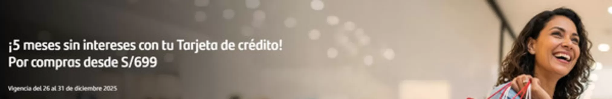 Catálogo Santander en Tacna | 5 meses sin intereses con tu tarjeta de credito! | 2025-12-29T00:00:00.000Z - 2025-12-31T00:00:00.000Z
