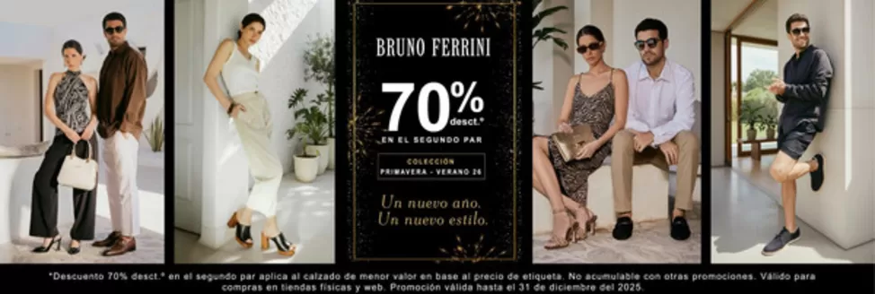 Catálogo Bruno Ferrini en Lurín | 70% desct en el segundo | 2025-12-29T00:00:00.000Z - 2025-12-31T00:00:00.000Z