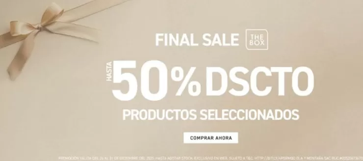 Catálogo The Box | Hasta 50%dscto | 2025-12-31T00:00:00.000Z - 2025-12-31T00:00:00.000Z
