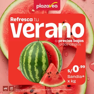 Catálogo Plaza Vea | Díptico Fresco Verano | 2026-01-02T00:00:00.000Z - 2026-01-18T00:00:00.000Z