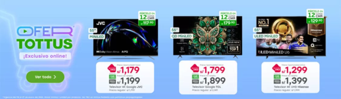 Catálogo Tottus en Cusco | Ofertas principales para todos los clientes | 2026-01-05T00:00:00.000Z - 2026-01-07T00:00:00.000Z