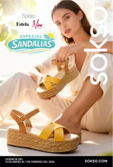 Catálogo Sokso en Chachapoyas | ESPECIAL SANDALIAS 02 2026 | 2026-01-12T00:00:00.000Z - 2026-02-01T00:00:00.000Z