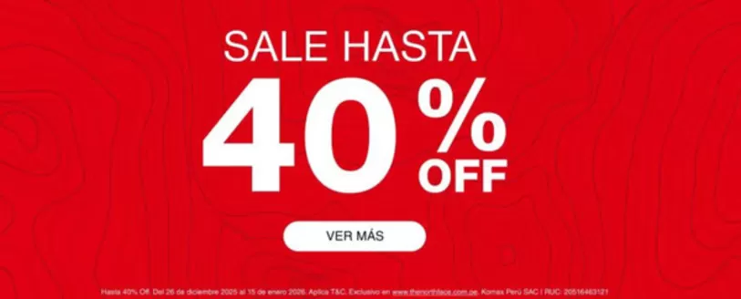 Catálogo The North Face en Chimbote | Sale hasta 40%off | 2026-01-09T00:00:00.000Z - 2026-01-15T00:00:00.000Z