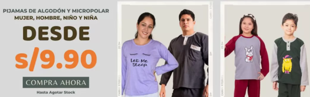 Catálogo Fashion Bag en Lima | Pijamas de algodon y micropolar  | 2026-01-13T00:00:00.000Z - 2026-01-31T00:00:00.000Z