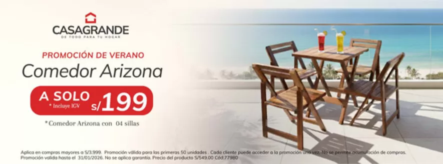 Catálogo Casa Grande | Promocion de verano | 2026-01-15T00:00:00.000Z - 2026-01-31T00:00:00.000Z