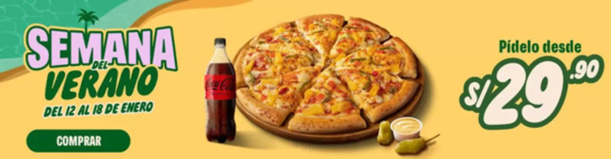 Catálogo Papa John's | Semana del Verano | 2026-01-15T00:00:00.000Z - 2026-01-18T00:00:00.000Z