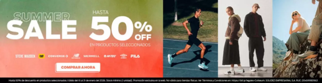 Catálogo Coliseum en Cusco | Summer Sale  | 2026-01-16T00:00:00.000Z - 2026-01-31T00:00:00.000Z