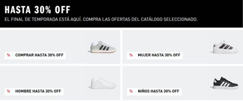 Catálogo ADIDAS en Lima | Hasta 30%off  | 2026-01-16T00:00:00.000Z - 2026-01-31T00:00:00.000Z
