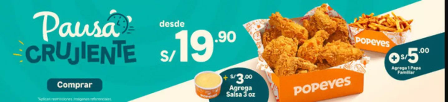 Catálogo Popeyes | Pausa Crujiente  | 2026-01-19T00:00:00.000Z - 2026-01-31T00:00:00.000Z
