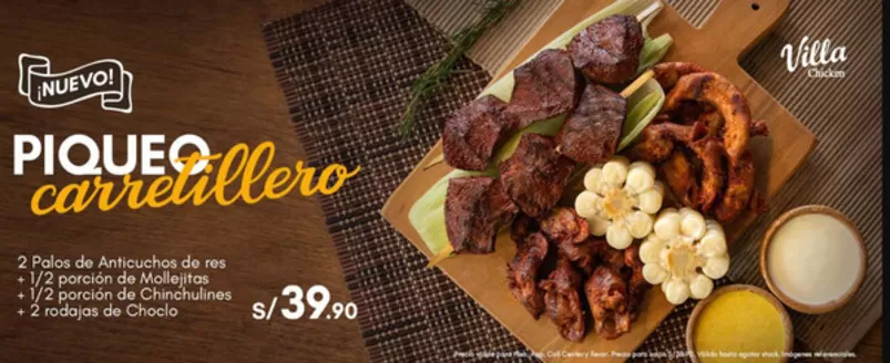 Catálogo Villa Chicken & Grill | Piqueo Carretilero | 2026-01-21T00:00:00.000Z - 2026-02-08T00:00:00.000Z