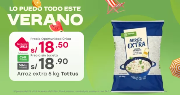 Catálogo Tottus en Cajamarca | Ofertas especiales para ti | 2026-01-22T00:00:00.000Z - 2026-01-25T00:00:00.000Z
